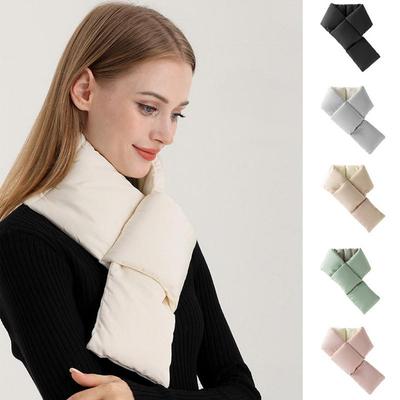 Winter Cold Protection Daily Pocket Padding Fleece Scarf Muffler