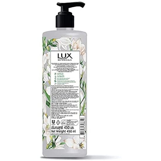 Lux Botanicals Skin Detox Duschgel Mit Freesien-&Teebaumöl-Extrakten Für Frauen,100% Natürliche Extrakte,Reinigend&450 Ml