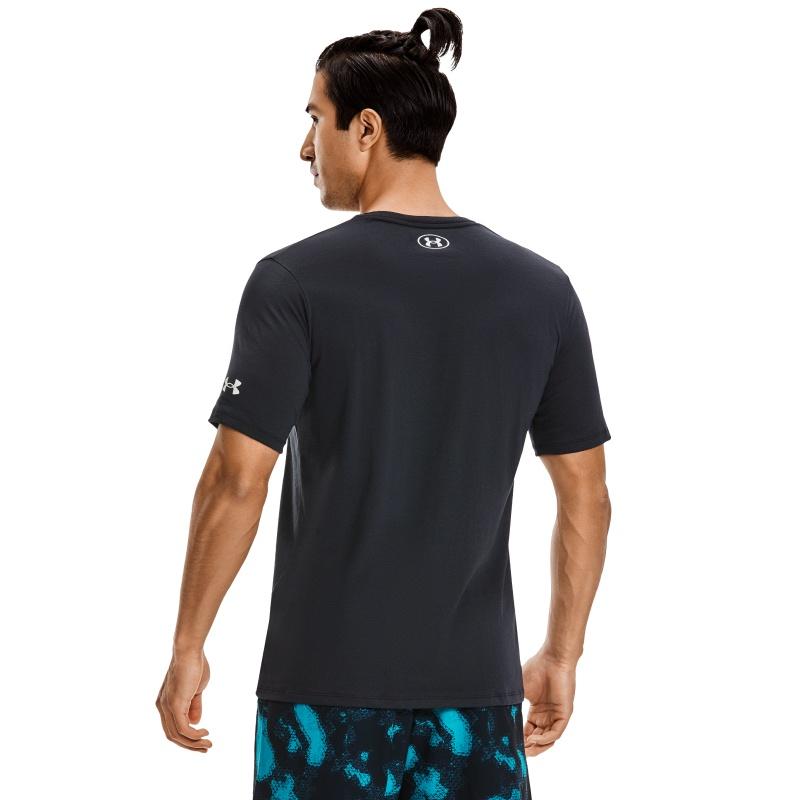 Under Armour Project Rock Brahma Bull Short Sleeve T-shirt 'Black Ivory' Men's 1361733-003