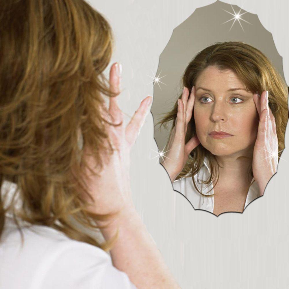 High Definition Wall Mirrior Sticker Removable Hanging Decorative Mirrors  Hotel