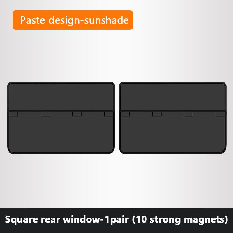 SEAMETAL Magnetic Car Window Sunshade Detachable Spliced Side Window Curtain Car Glass Sun Protection Curtain Shade