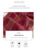 2023 Korean Fashion Striped Silk-Style Winter Shawl & Neck Warmer for Women