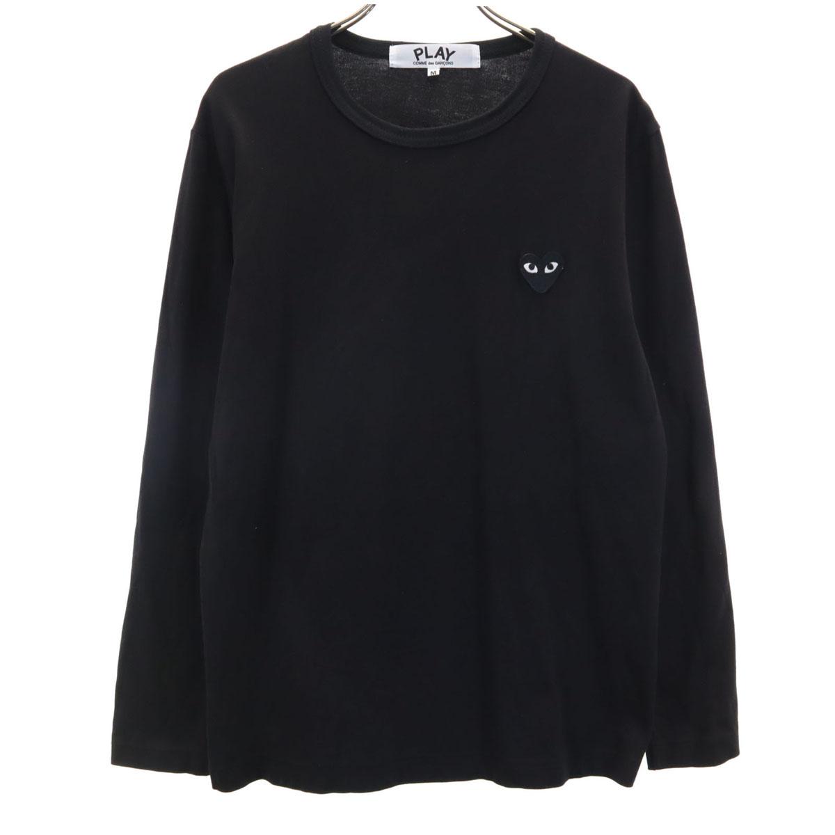 

PLAY COMME des GARCONS Футболка с длинным рукавом M черная Ron T Мужская Б/У