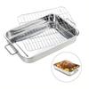 Roasting Tray Grill Rack Baking Supplies Oven Accessory Replacement Tray