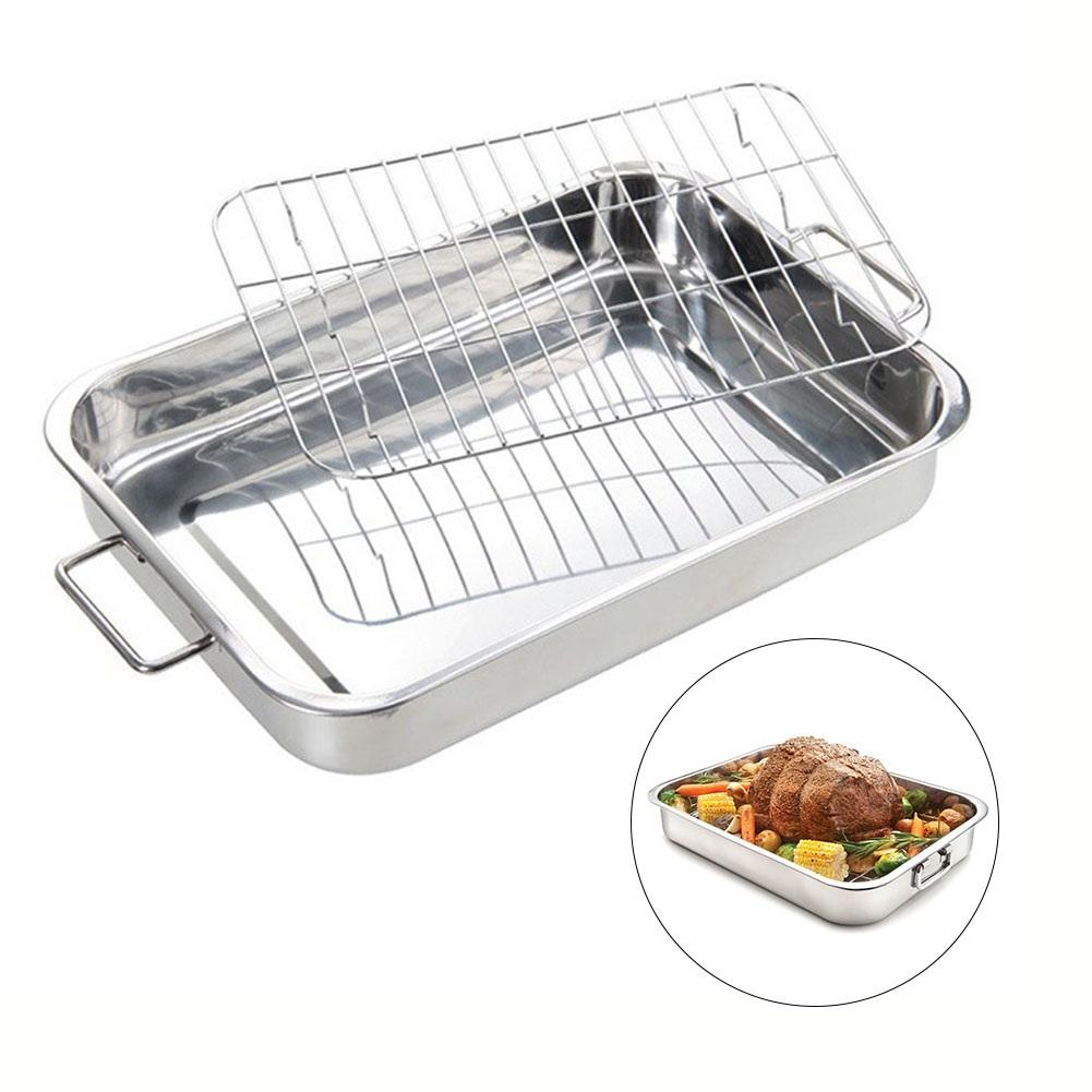 Roasting Tray Grill Rack Baking Supplies Oven Accessory Replacement Tray