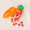 1PC Gift Box DIY Storage Party Easter Ornament Carrot Candy Box Creative Plastics Decorative Party Supplies