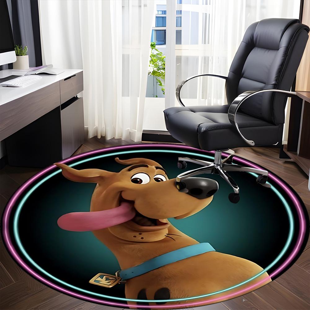 1pc Scooby-Doo Chair Carpet for Office Non-Slip,Machine Washable Rug for Office, Room - Holiday Decor - Machine Made yy251017205