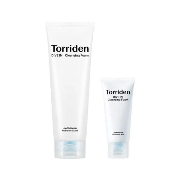 Torriden Dive-In Low Molecular Hyaluronic Acid Hydrating Cleansing Foam Set 150ml + 30ml