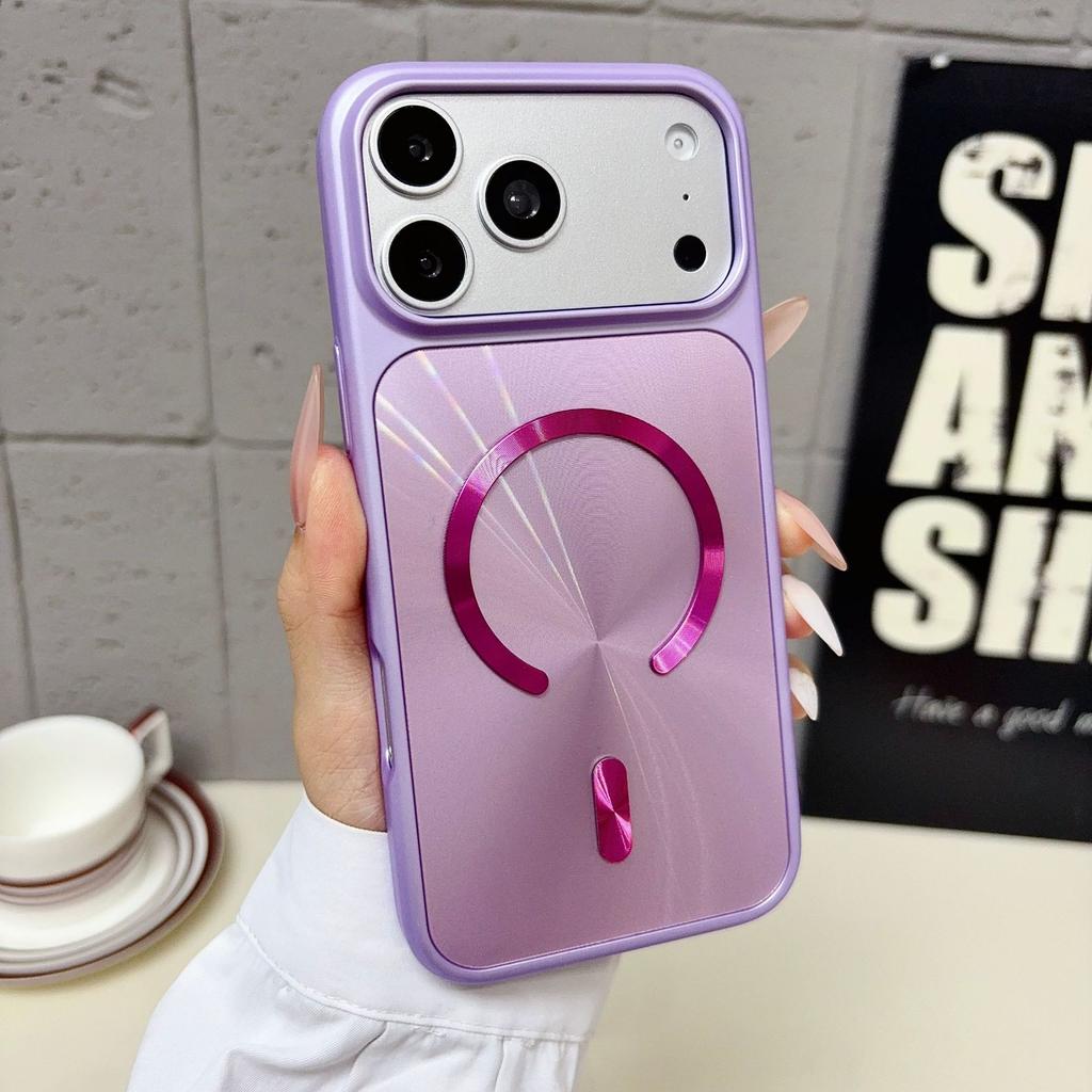 Applicable to iphone11pro mobile phone case Aurora 11pro colorful 11 CD pattern magnetic case 11pm