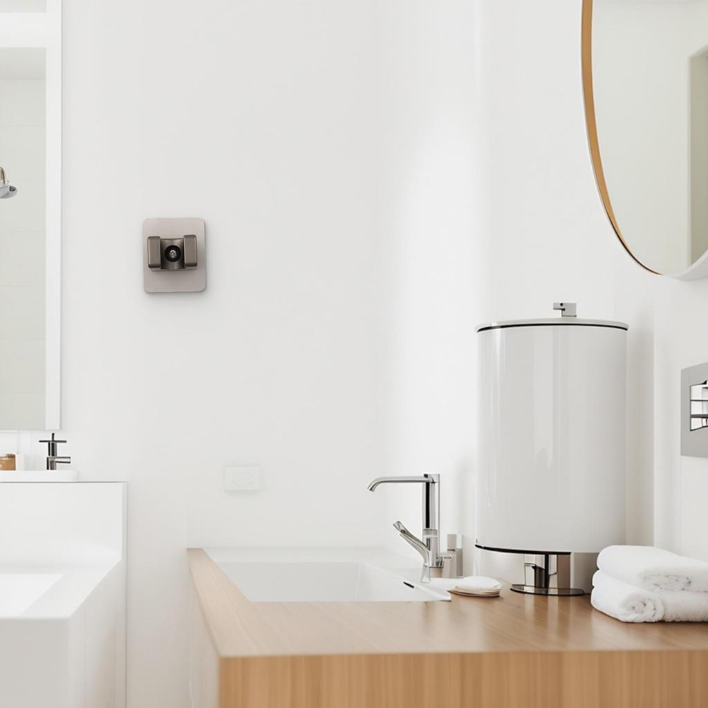 Adjustable Shower Holder No Drilling Mount Bathroom Setup Easy To Install Strong Load-Bearing Capacity For Bathroom