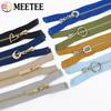 3Pc Meetee 15-70cm 3# Metal Zippers Auto Lock Zip for Clothes Purse Pocket Zipper Closures Repair Kit DIY Bag Sewing Accessories