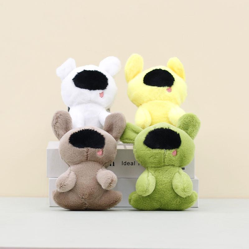 Irresistible Big Nose Dog Plush Toy Keychain In Multiple Colors For Pet Lovers