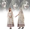 Village Vampire Angie Brides Cosplay Costume Party Stage Performance Dress Lace