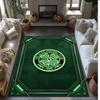 Tappeto Morbido Antiscivolo per Interni con Motivo Calcio Celtic FC, Tappetino Decorativo Sportivo per Camera da Letto