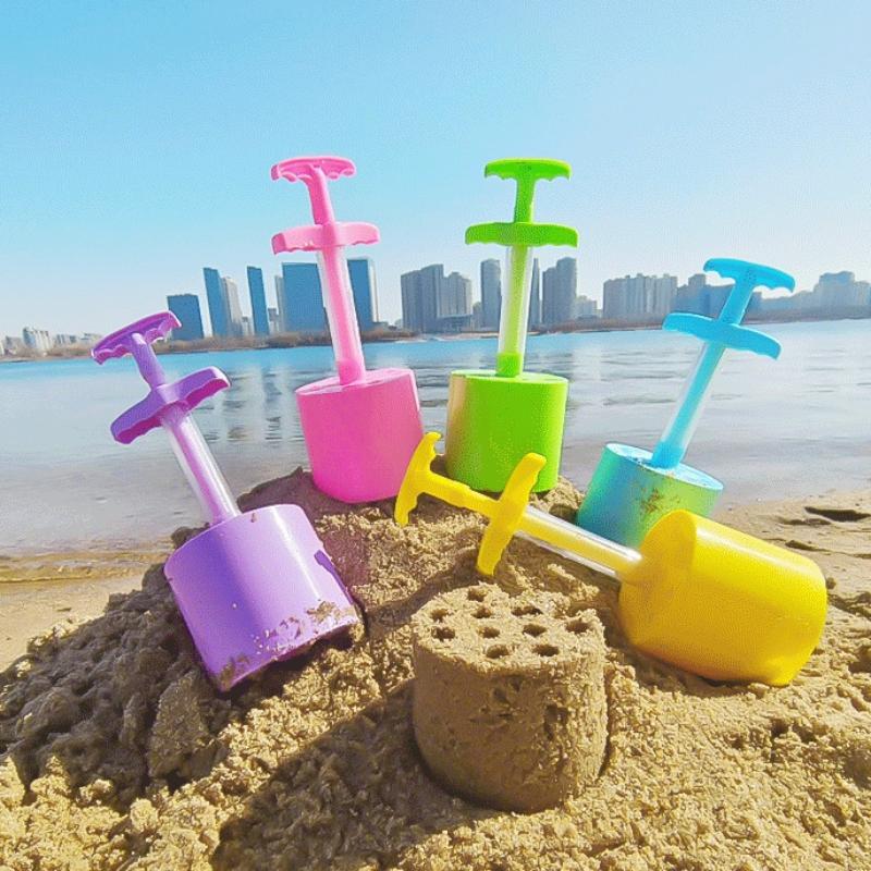 Kids Sandbox Play Toy Set Durable Shovel Castle Mold Kit Non-Toxic for Beach Outdoor Water Play Summer Birthday Gift for Children