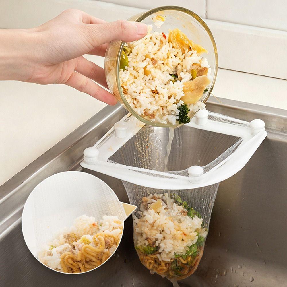 Anti-block Sink Filter Shelf Triangular Kitchen Sink Filter Bag  Kitchen Accessories
