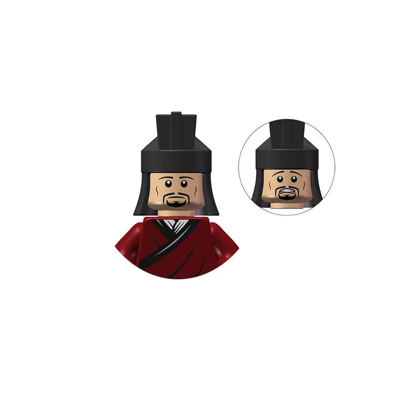 Kids Toys Chinese Ancient Historical Figures Military Soldiers Imperial Guard Military Commanders Model Building Blocks Gifts