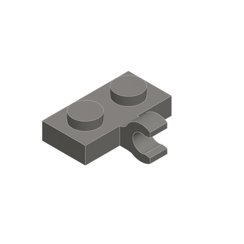 10PCS 11476 Plate 1x2 with Clip Building Blocks MOC Technical Compatible with Brick Children Toys Gift Box