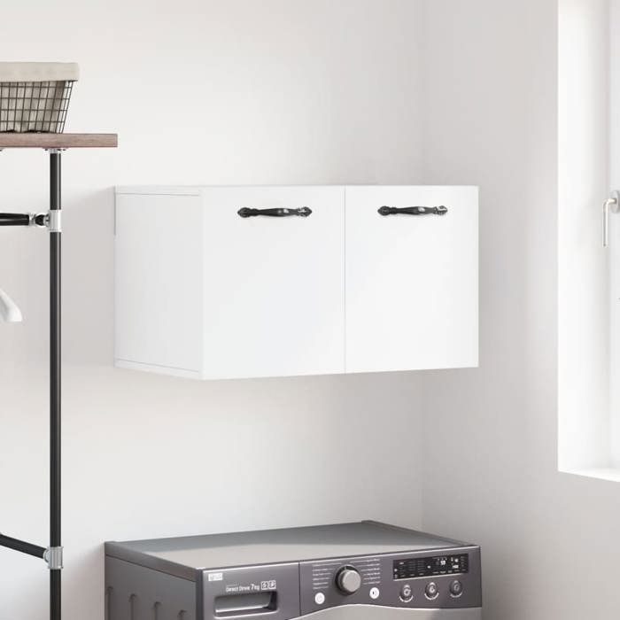 VidaXL Wall Cabinet White 60x36.5x35 Cm Engineered Wood 830012