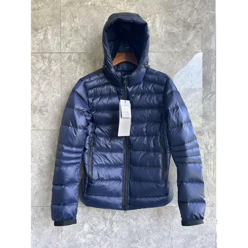 Big Goose high-end light down jacket autumn and winter men's and women's hooded casual versatile warm strap light jacket