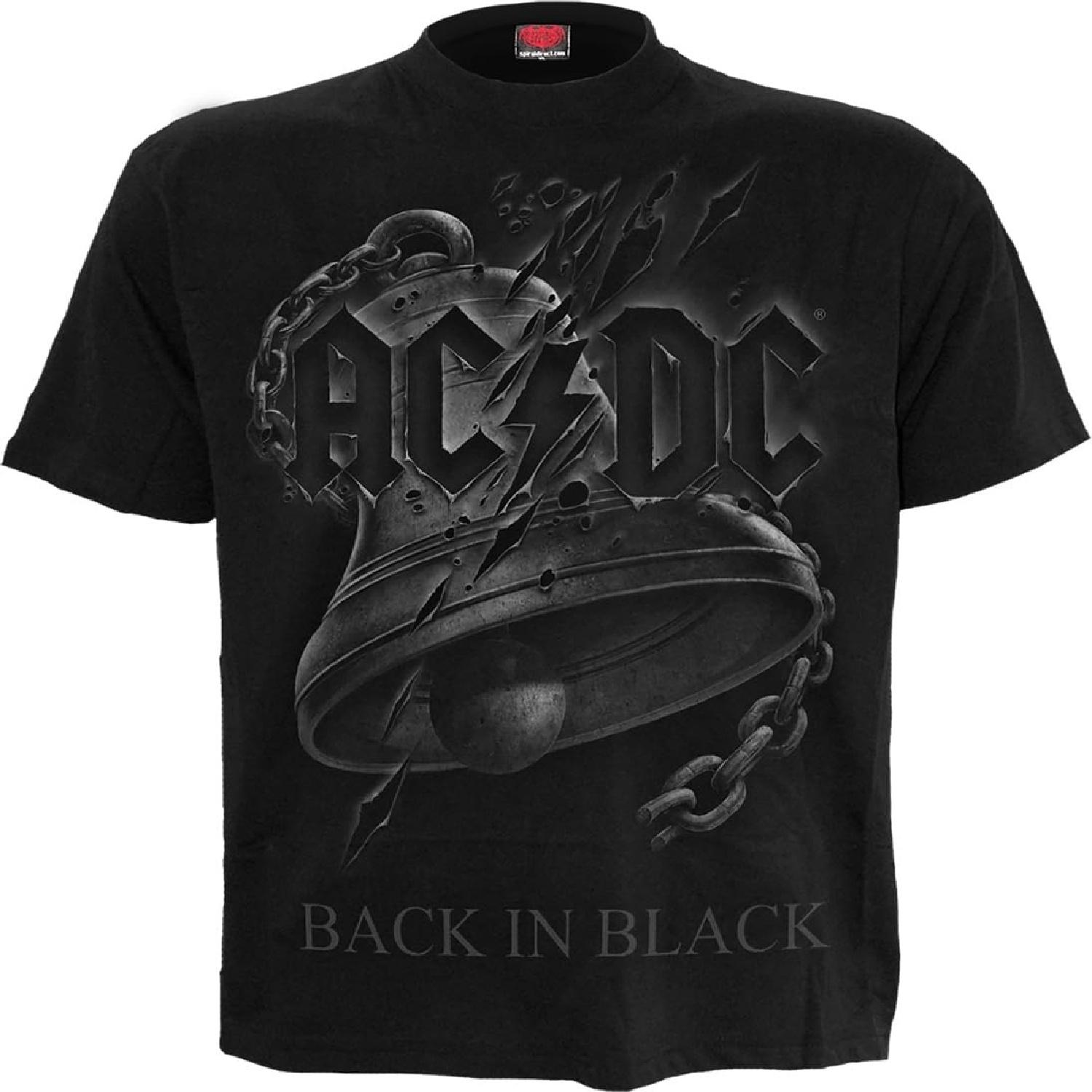 

Spiral - Ac_Dc - Back in Black Torn - Front Print T-Shirt Black XXXXXL чорний
