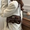 American Style Rivet Shoulder Bag Punk Style Underarm Bag Fashion Y2K Armpit Bag  Party