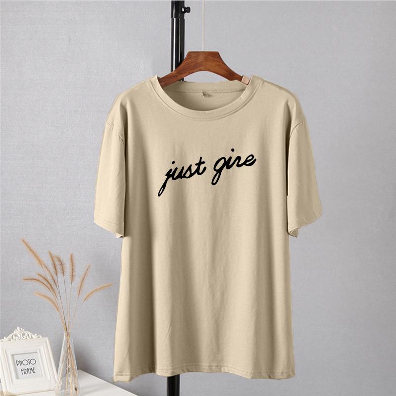 Shellsuning Casual Lose T Shirts Frauen Sommer Trendy Baumwolle Harajuku Graphic Tees Weibliche Einfache Kurzarm Brief Gedruckt Tops