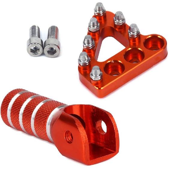 Rear Brake Pedal & Gear Shifter Lever Tips for 2004-2010 125-530cc Motorcycles, SMC690, SUPERMOTOR/Enduro 690, SUPERENDUROR Adventure/s 950 990,