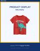2025 Summer Kids' Korean Dinosaur Cartoon T-shirt - Short Sleeve Boys' Baby Clothing