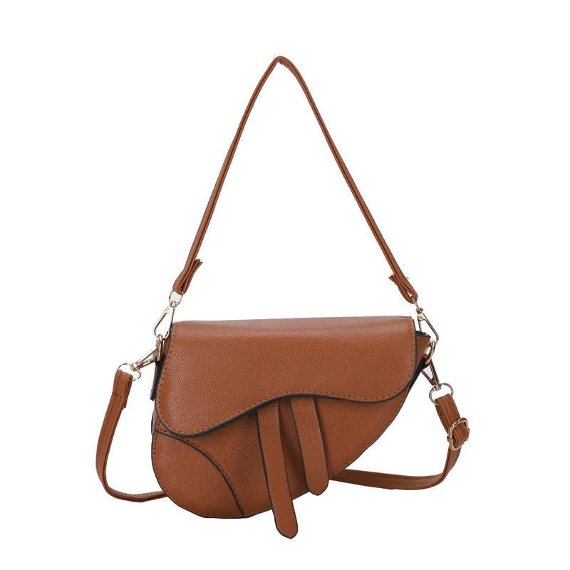Sac Selle Urbain Chic Pour Femmes 2024 Mode En Cuir Synthétique Noir Classique