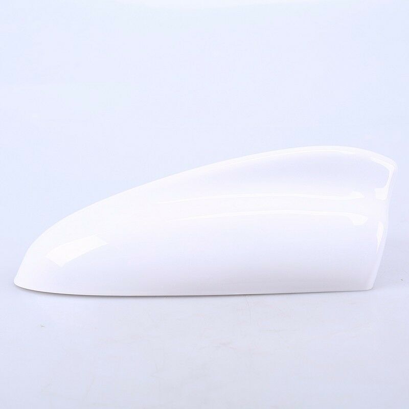 1 Pcs White Big Shark Fin Antenna FM Signal Amplifier Car Roof Decoration Decal