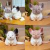 Simulation Totoro Plush Toys Cute Gray Mouse Dolls Cartoon Sitting Postures