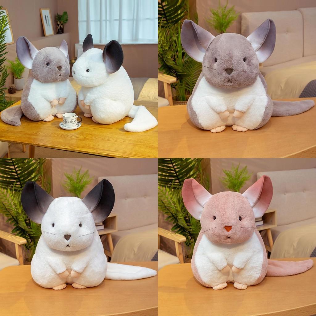 Simulation Totoro Plush Toys Cute Gray Mouse Dolls Cartoon Sitting Postures
