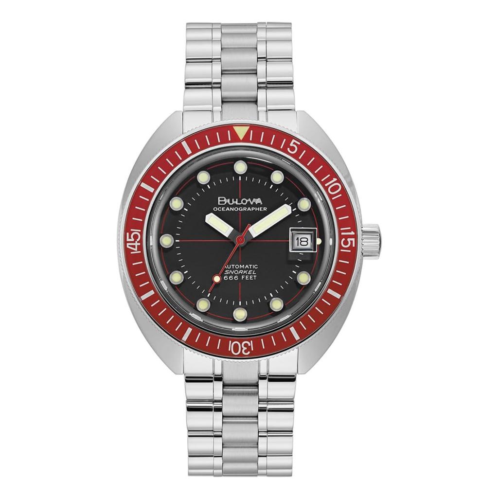 BULOVA Watch Automatic Winding Mechanical Archives Series Oceanographer Devil Diver Devil Diver 96B343 Imported [Bulova] Men's [Regular Product]