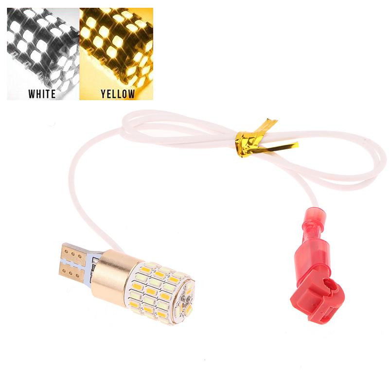 1 Piece 2 Color T10 Indicators Turn Signals Lights Motorcycle Accessories Safe Signals Lights Motorcycle Turn Signals