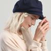 Maia Wool Bread Hat - Navy