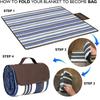 Extra Large Picnic Blankets, Waterproof Sandproof Foldable Outdoor, Fashion Handy Tote, Beach Mat for Spring Summer Campingnkets