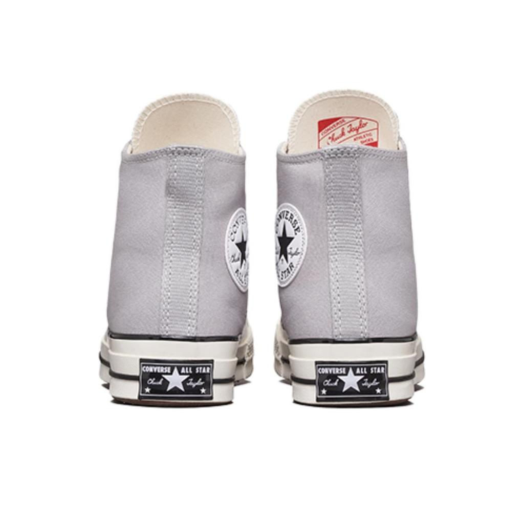 Converse Chuck 70 Vintage Canvas Low Grey Area Unisex Sneakers Egret Black A08615C