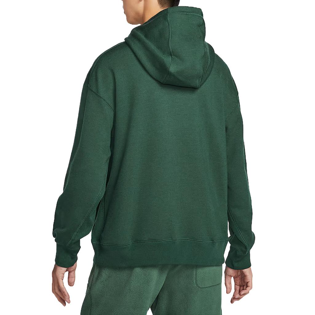 Nike SS25 Classic Comfortable Soft Fashionable Versatile Solid Color Sweatshirt Unisex Sweatshirt Green FV4879-397