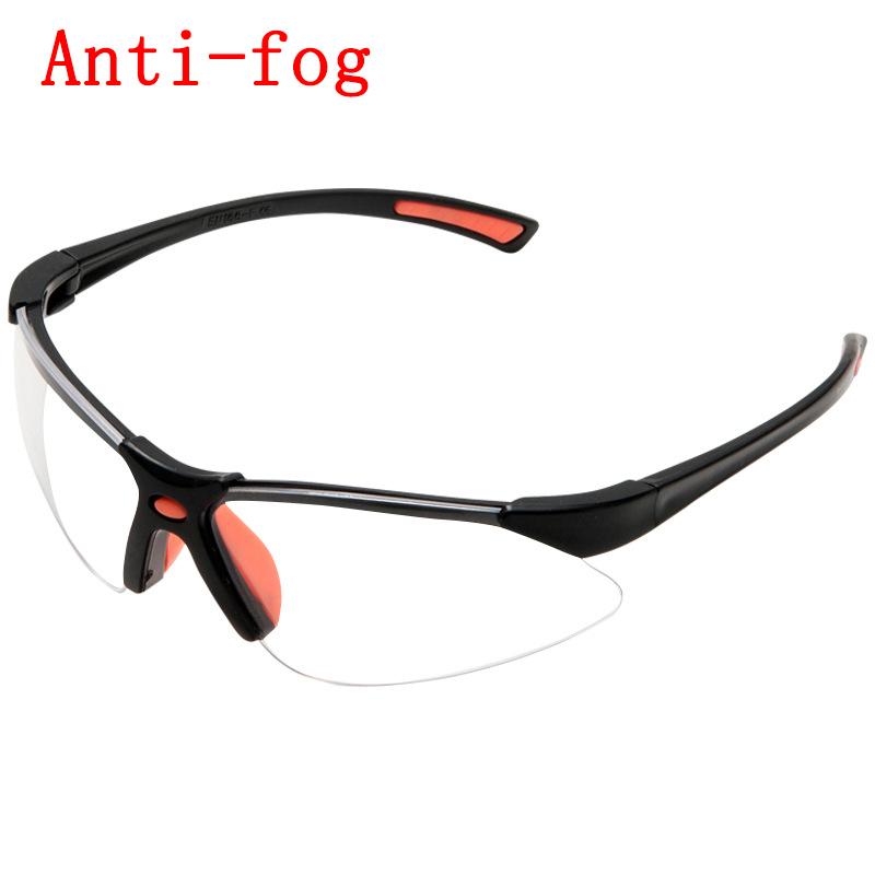 Motorcycle Safety Anti-fog and Anti-scratch Eye Clear Goggles Tactical Sports Protective Glasses With Soft Silicone Nose Clip