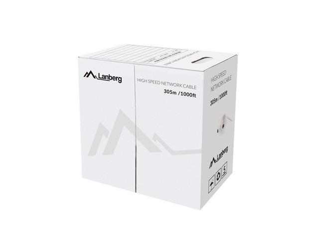 Lanberg LCU5-12CU-0305-S networking cable Grey 305 m Cat5e U/UTP (UTP)
