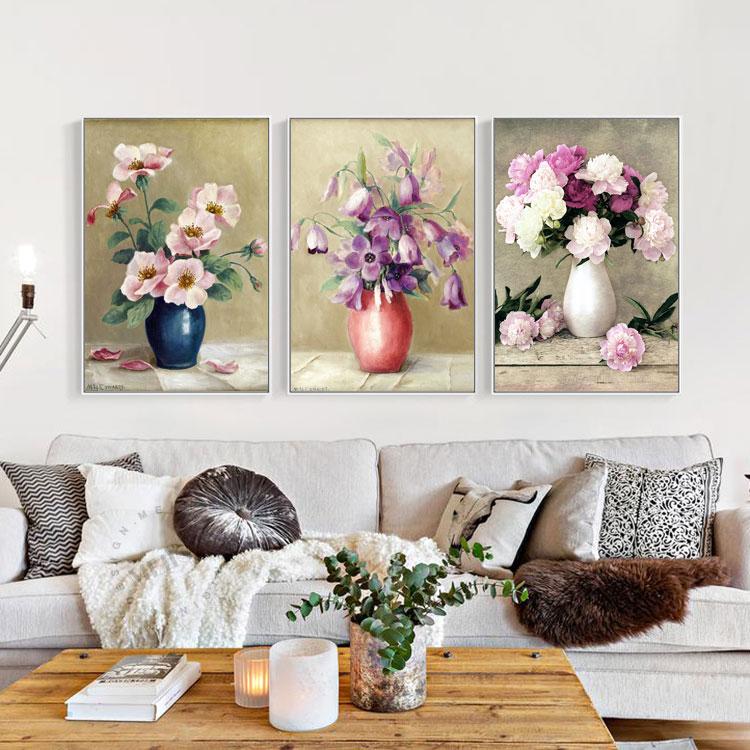 Nordic Landscape Flowers and Plants Fashion Wall Paintings Canvas Painting Art Decorative Bedroom Print the Decorations for Room