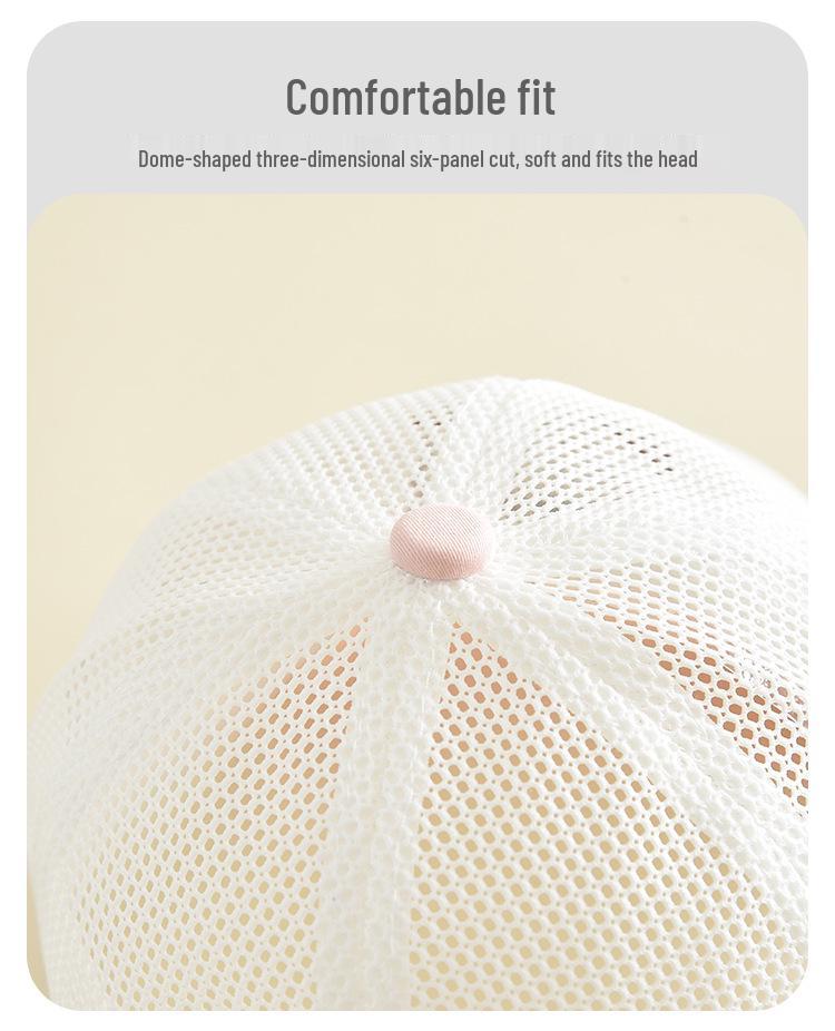 Cute Panda Mesh Hat: Children's Windproof Sun Protection Baseball Cap