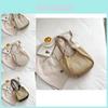 Stylish Woven Large Capacity Tote Bag For Women Perfect For Spring Fashionable Casual Use