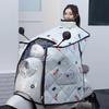 Plush Winter Windproof Electric Vehicle & Motorcycle Cover - Universal Year-Round Cold Protection
