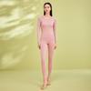 Women's Ultra-Thin Thermal Underwear Set: Skin Care Top & Bottoms for Autumn/Winter
