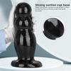 9cm Black Bella Anal Plug Giant Penis Anal Plug Fisting Supplies Extra Large Extra Large Extra Thick Adult Supplies