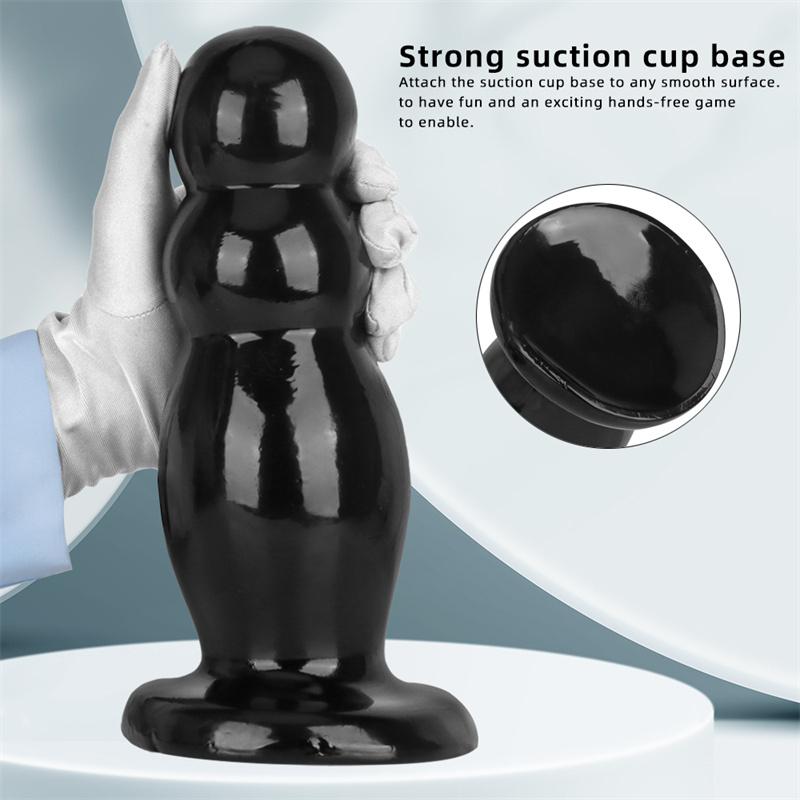 9cm Black Bella Anal Plug Giant Penis Anal Plug Fisting Supplies Extra Large Extra Large Extra Thick Adult Supplies