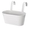 Double Hook Planters Tin Hanging Pots Flower Pot Garden Decoration