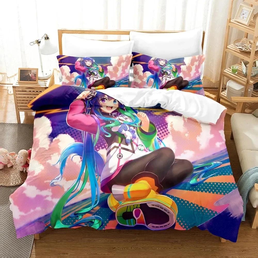 3D Anime Uma Musume Pretty Derby Twin Turbo Bedding Set Printed With Pillowcase Duvet Cover Soft Single Double Queen King Size
